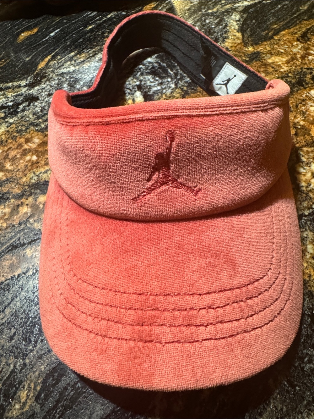 Nike Coral Terry Jumpman Visor